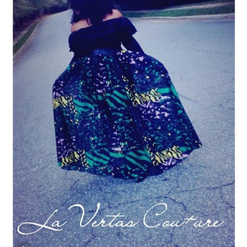 Multi-Sheer Maxi Skirt (+)